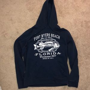 Navy Fort Myers Beach Sweatshirt